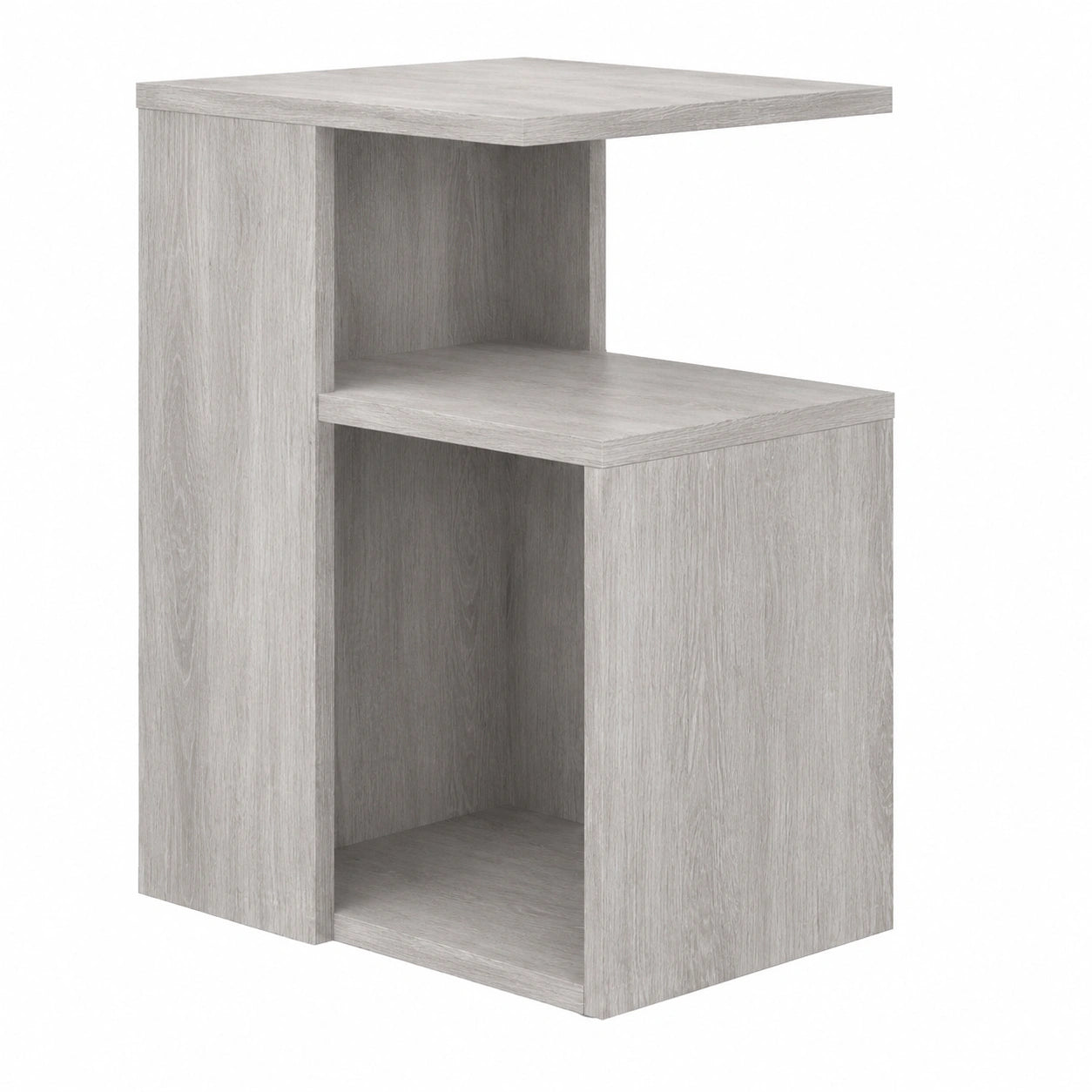 Mesa Auxiliar de Madera Gris Sonoma para Salón, 36x30x56 cm