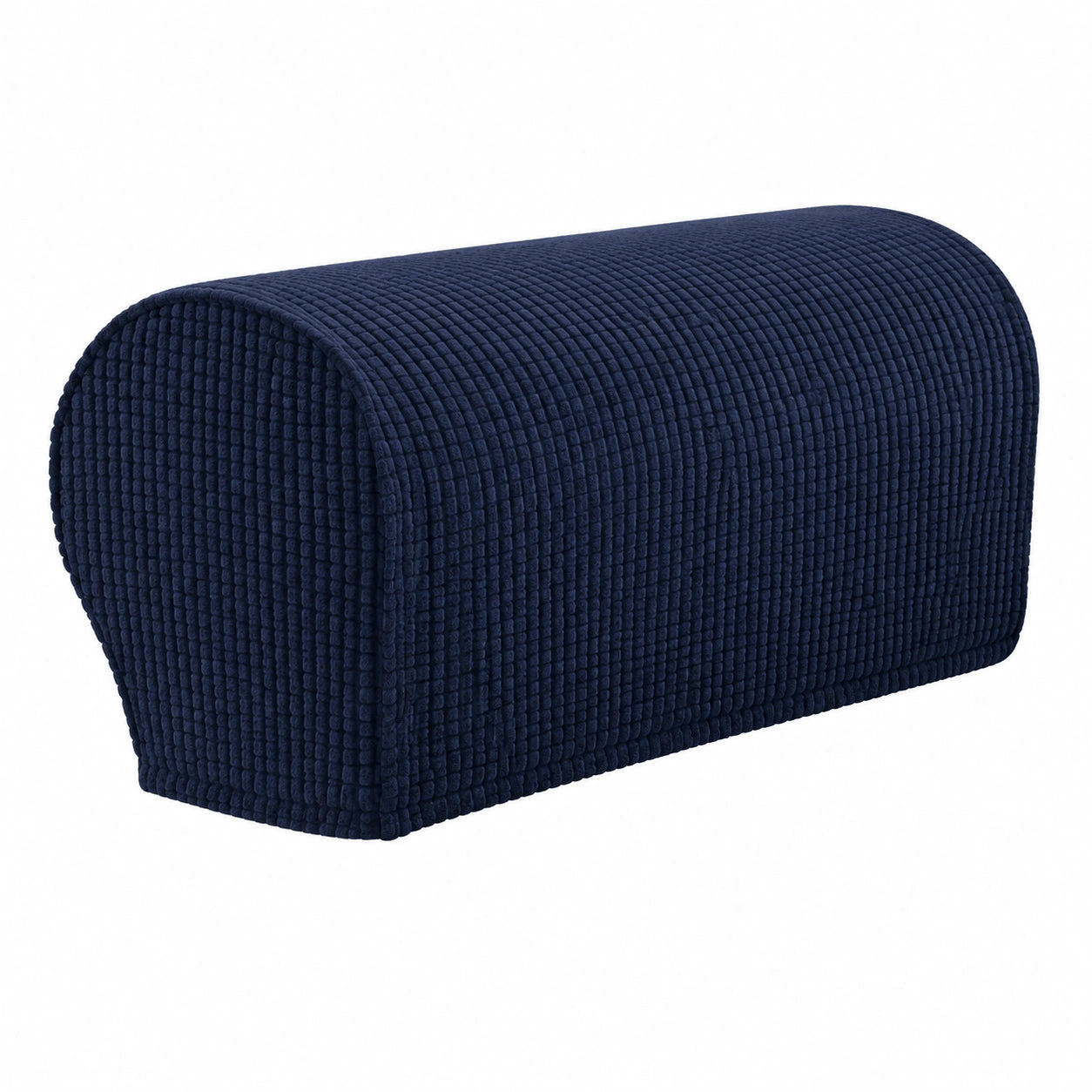Fundas Elásticas para Reposabrazos de Sofá, Juego de 2, Antideslizantes y Protectoras, Azul Marino