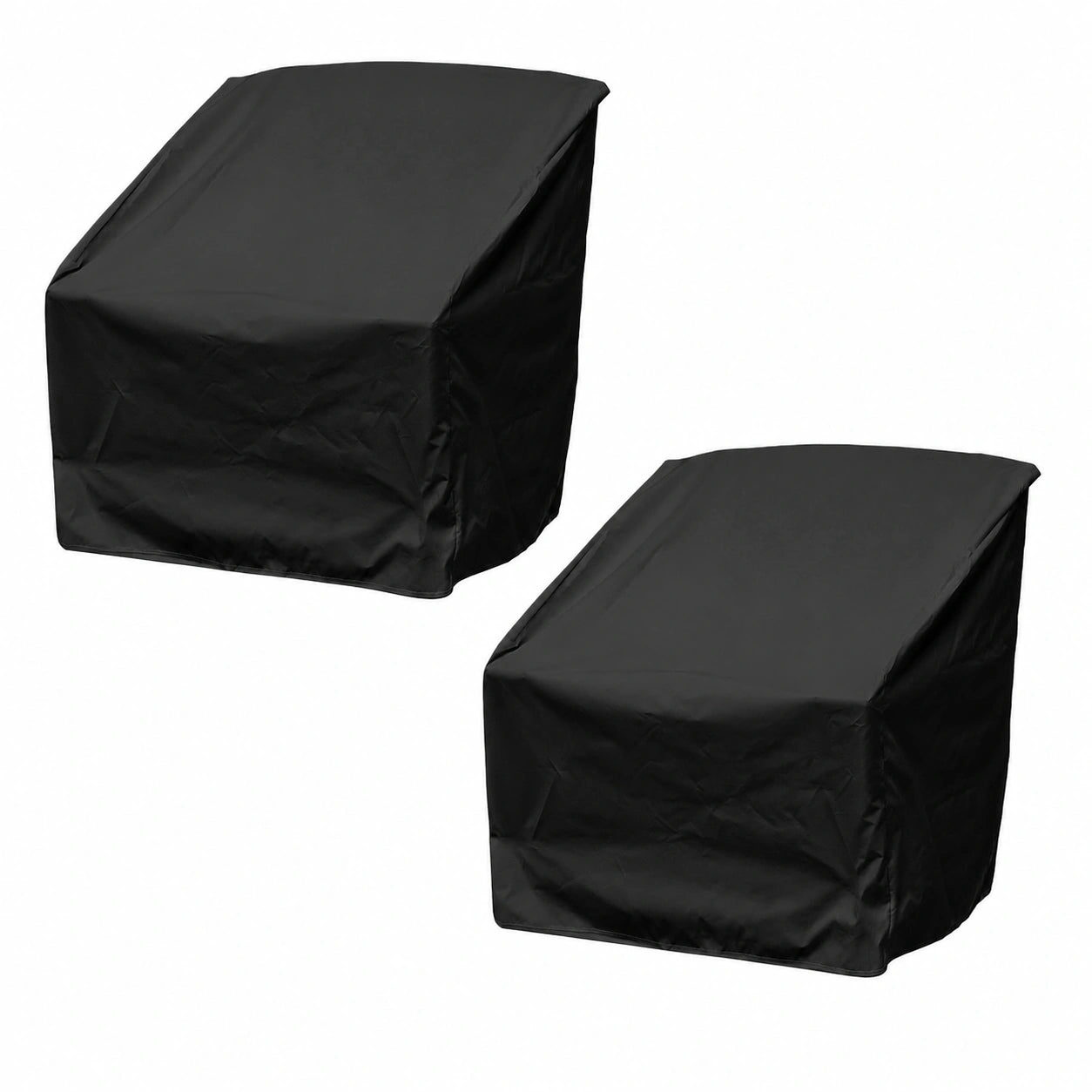 Fundas Impermeables para Sillas Giratorias de Jardín, Set de 2, 420D Transpirable, 79x84x91 cm
