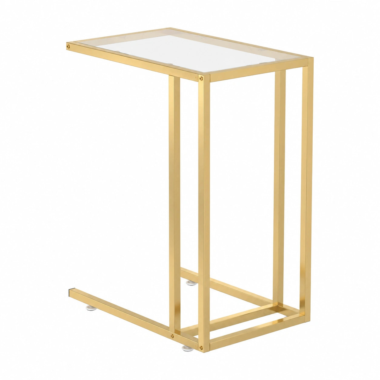 vidaXL Mesa Auxiliar de Cristal para Sala de Estar, Sofá o Café 50x35x65 cm