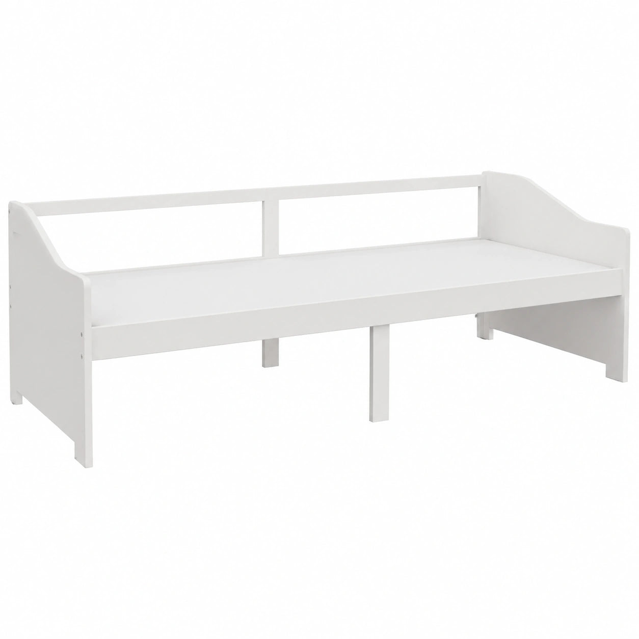 Sofá Cama de 3 Plazas ZEYUAN de Madera de Pino Blanco 90x200 cm