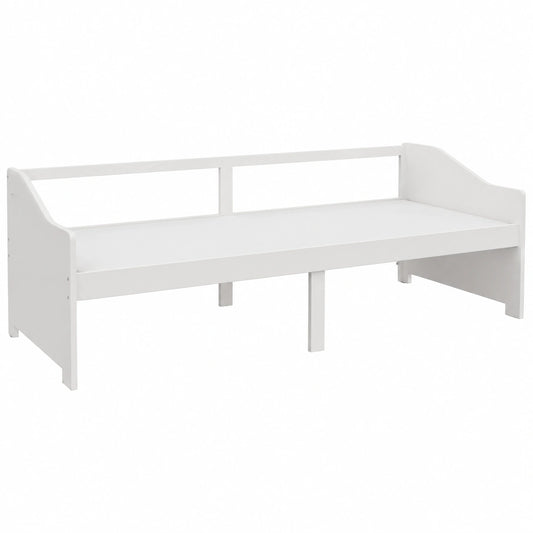 Sofá Cama de 3 Plazas ZEYUAN de Madera de Pino Blanco 90x200 cm