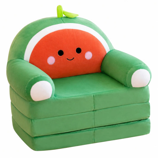 Sofá cama plegable infantil 2 en 1, diseño de dibujos animados, ideal para sala y dormitorio, mueble portátil y ligero